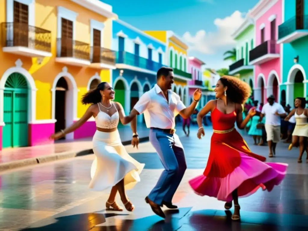 Vibrante escena callejera en República Dominicana, con ritmo y significado cultural del Merengue Dominicano