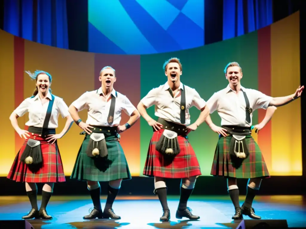 Un vibrante espectáculo de baile y música tradicional escocesa en el Festival de Danza de Edimburgo, capturando su significado cultural