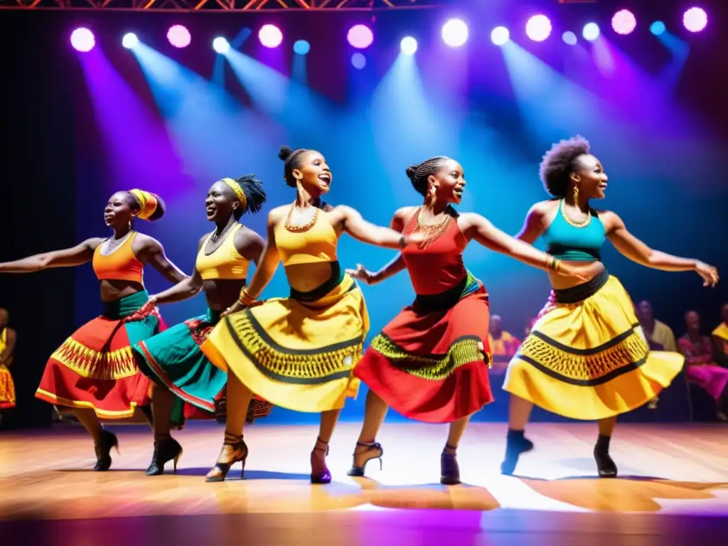 Un vibrante espectáculo de danza africana en competiciones internacionales