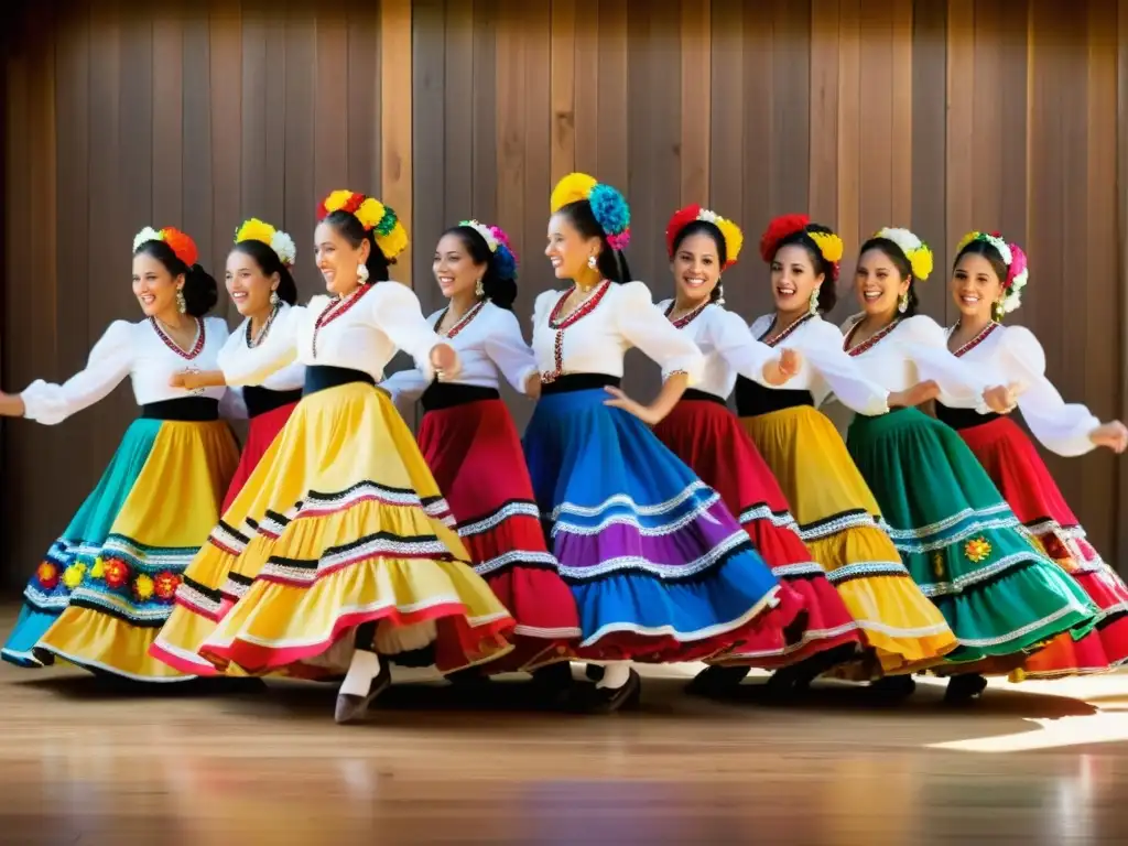 Un vibrante espectáculo de danzas regionales españolas, con fandangos y jotas, en trajes coloridos y bordados