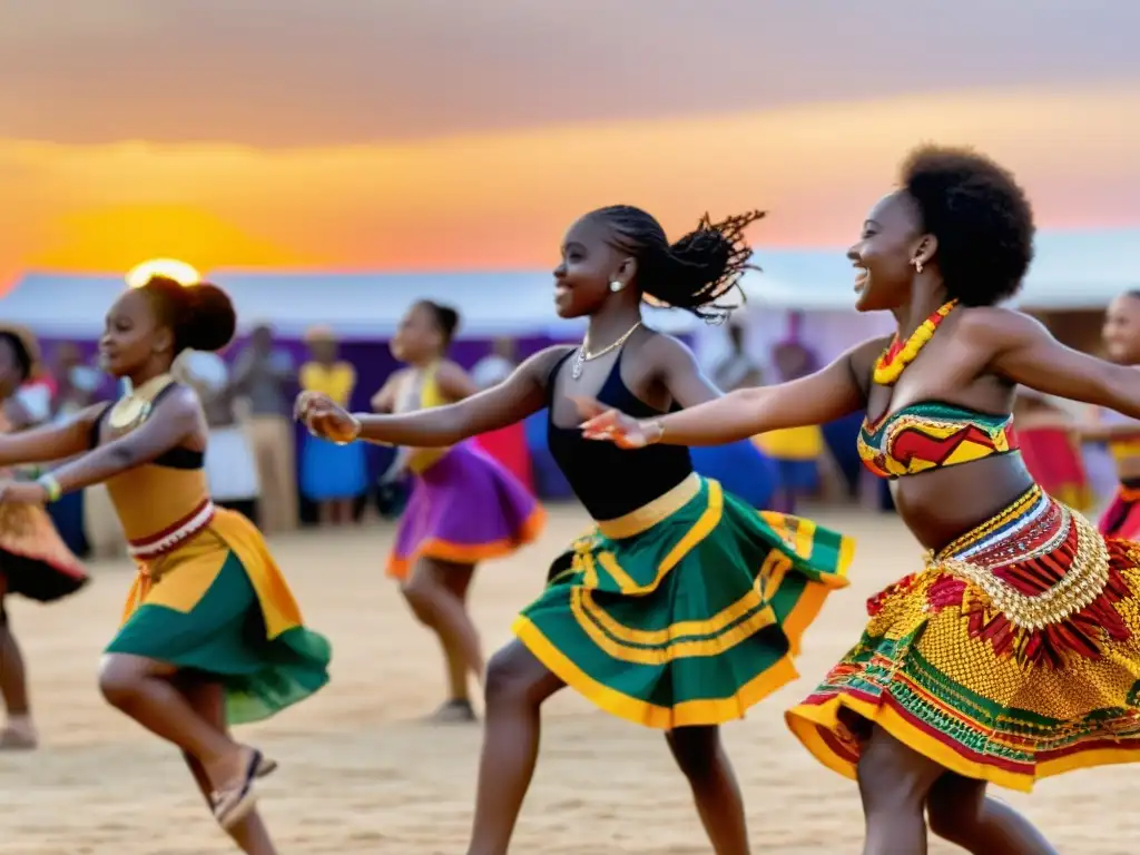 Un vibrante festival de danzas africanas, donde jóvenes bailarines expresan la importancia educativa de las tradiciones africanas