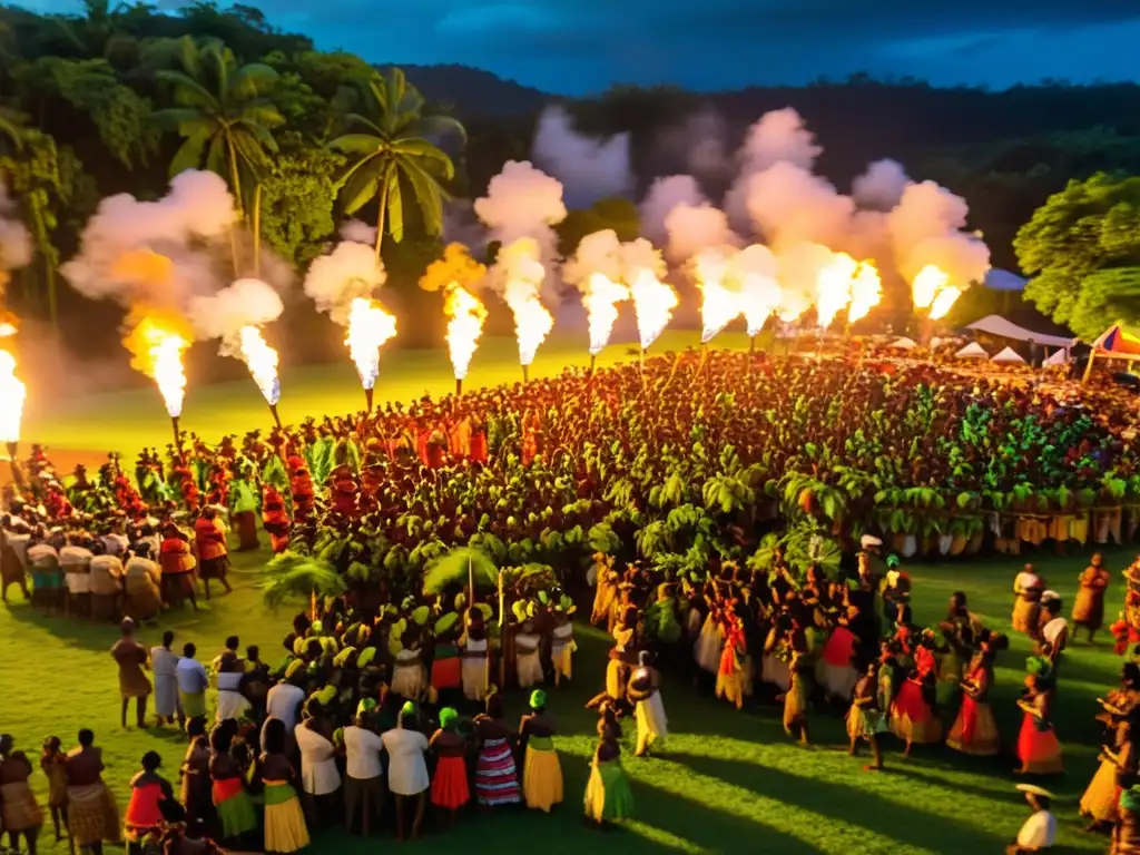 Vibrante Festival de Vanuatu Toka: Danzas tradicionales y música en la selva, bajo las estrellas