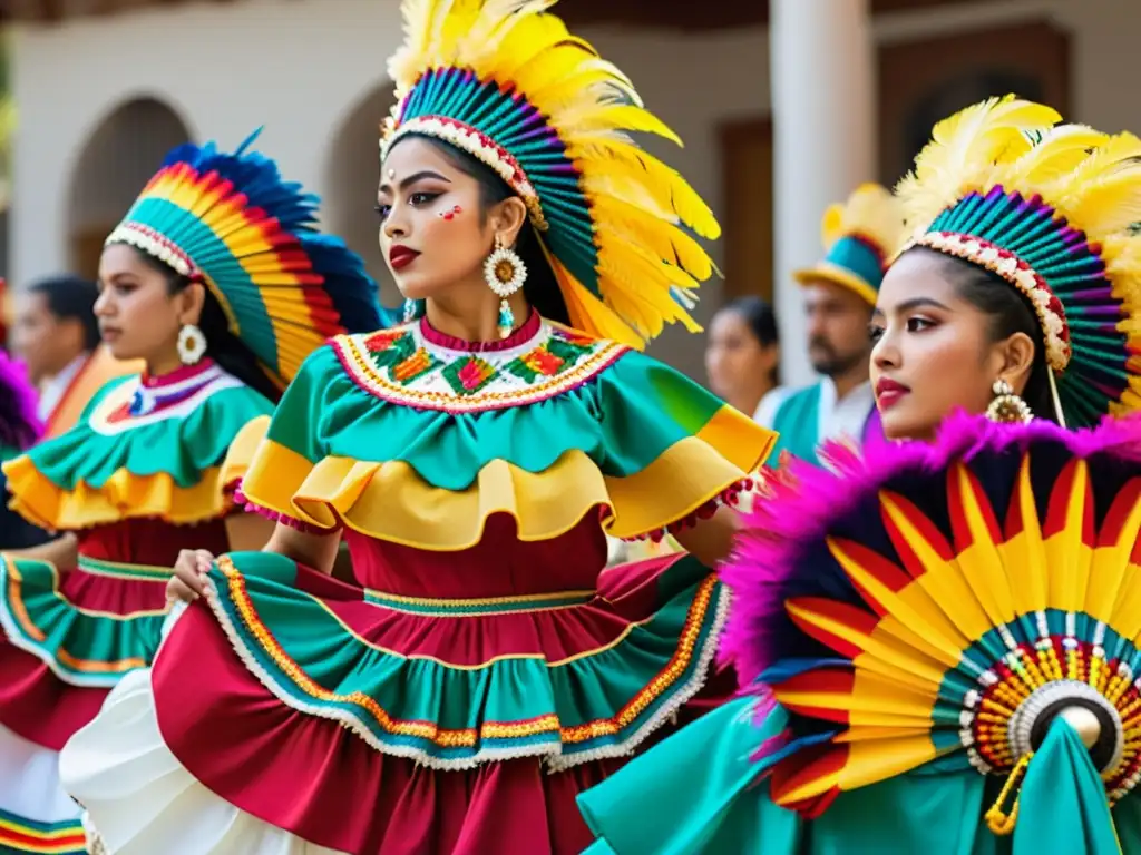 Vibrantes trajes de baile tradicionales mexicanos capturan la rica cultura y significado cultural de la danza