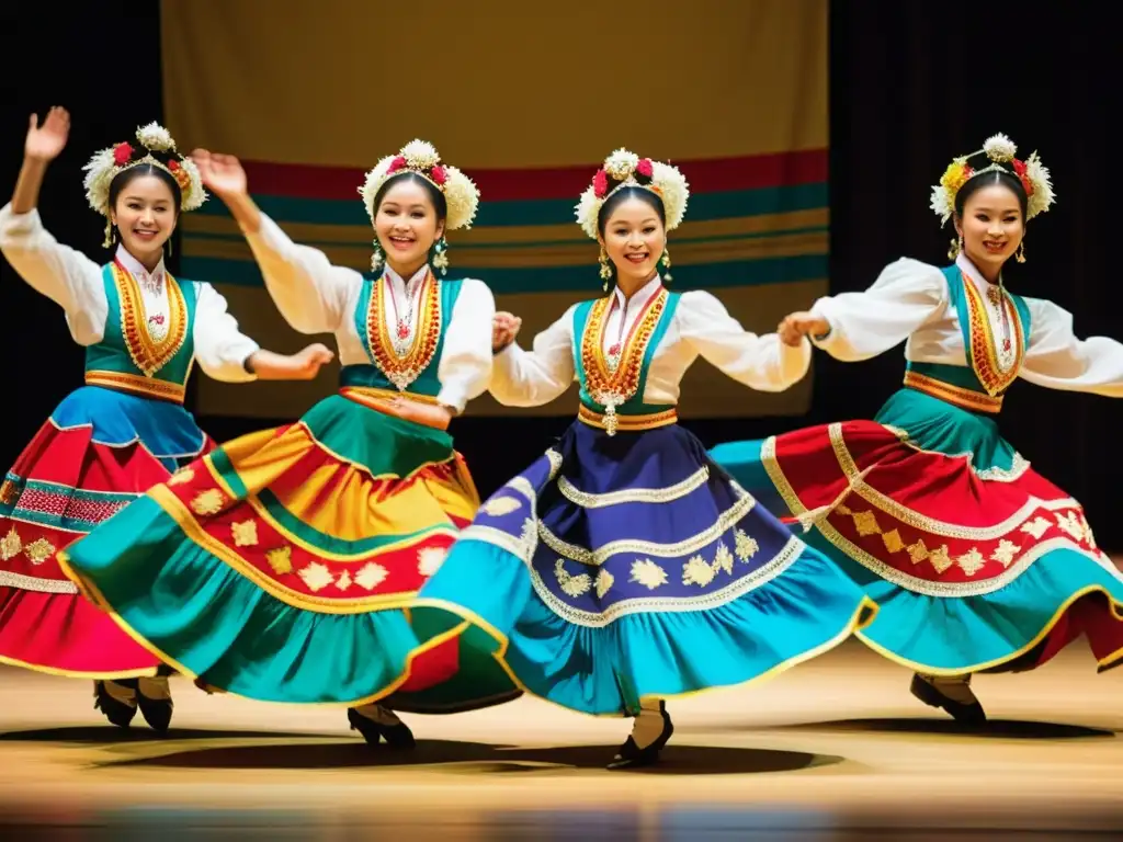 Vibrantes trajes de danza folclórica muestran el significado cultural del vestuario de danza, con colores y detalles impactantes