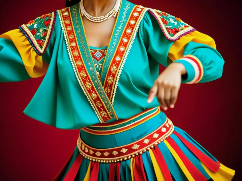 Trajes de baile tradicionales: colores vibrantes y movimientos dinámicos Vibrantes trajes de danza tradicional capturando la esencia cultural
